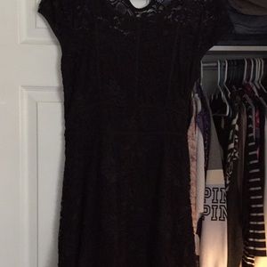 Black lace dress size large